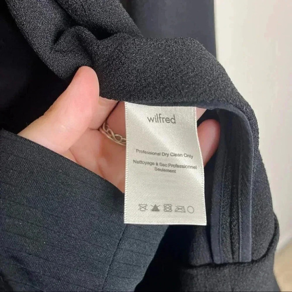 Wilfred Unstructured Cardigan Chevaliar Black Blazer Jacket Size 0 - Picture 6 of 9